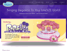 Tablet Screenshot of bitesizeelegance.com